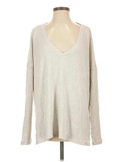 Pre-owned The Group By Babaton Pullover Sweater In Silver