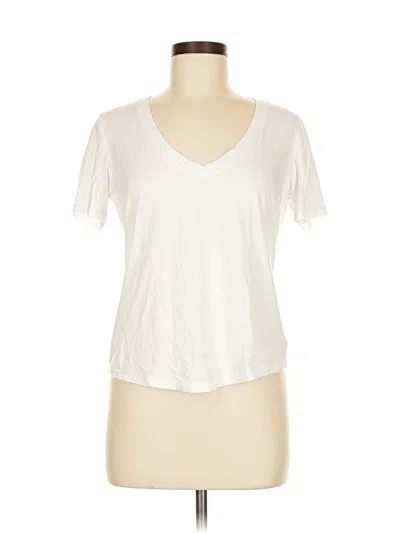 Pre-owned The Group By Babaton Short Sleeve T-shirt In White