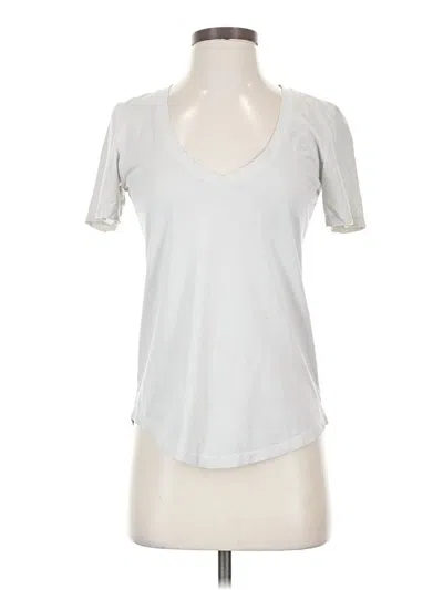 Pre-owned The Group By Babaton Short Sleeve T-shirt In Silver