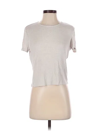 Pre-owned The Group By Babaton Short Sleeve T-shirt In Silver