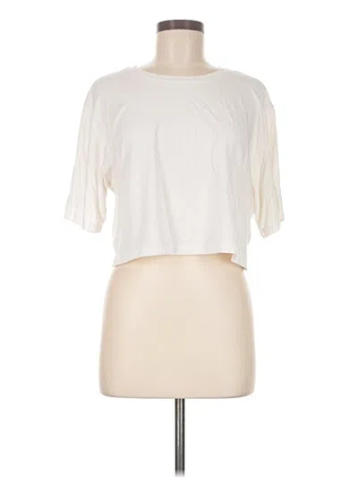 Pre-owned The Group By Babaton Short Sleeve T-shirt In White