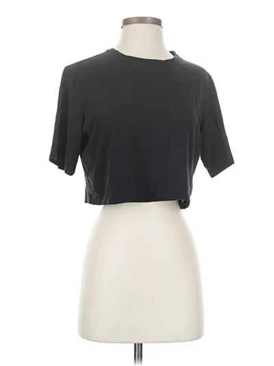 Pre-owned The Group By Babaton Short Sleeve Turtleneck In Gray