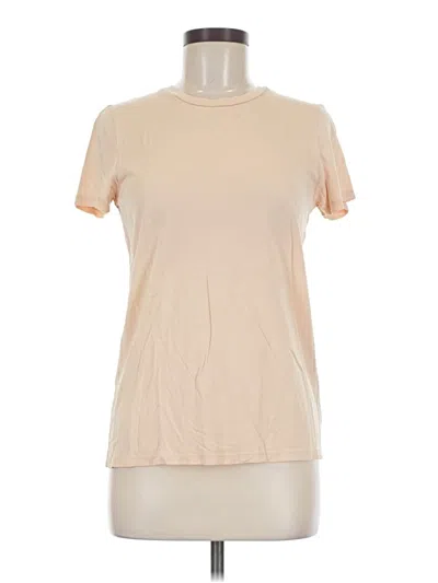 Pre-owned The Group By Babaton Short Sleeve Turtleneck In Tan