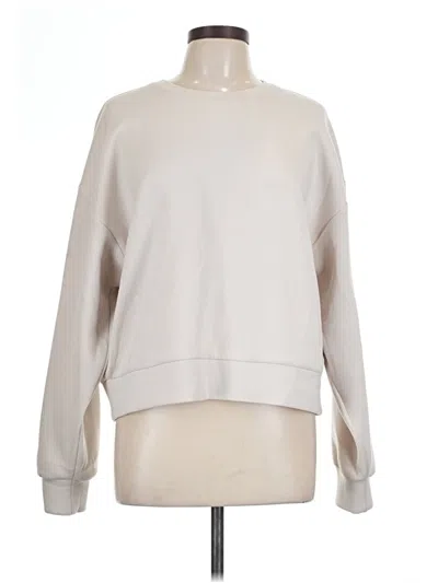 Pre-owned The Group By Babaton Sweatshirt In Ivory