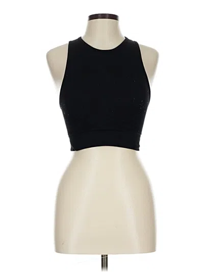 Pre-owned The Group By Babaton Tank Top Black Halter Neckline Tops
