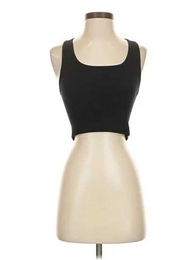 Pre-owned The Group By Babaton Tank Top Black Strapless Neckline Tops