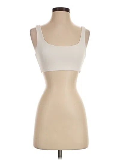 Pre-owned The Group By Babaton Tank Top Ivory Strapless Neckline Tops