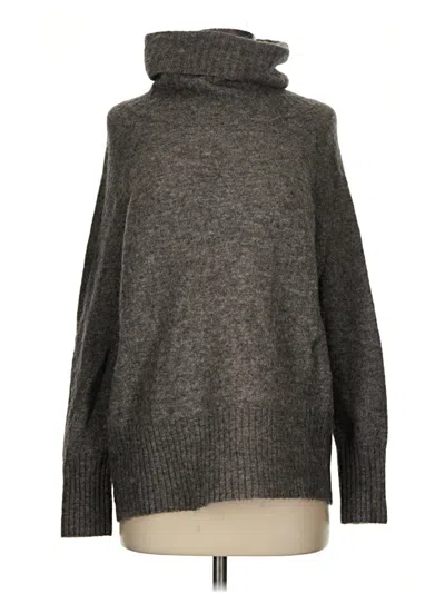 Pre-owned The Group By Babaton Turtleneck Sweater In Gray
