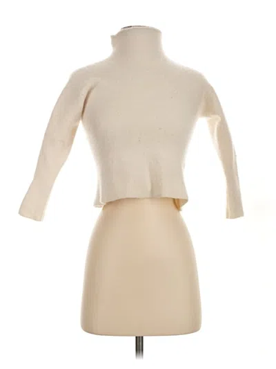 Pre-owned The Group By Babaton Turtleneck Sweater In Ivory