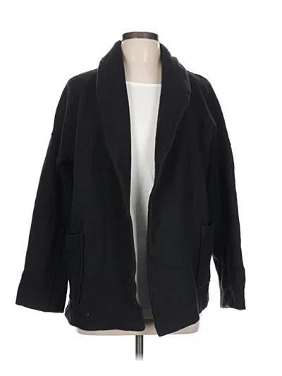 Pre-owned The Group By Babaton Wool Cardigan Sweater In Black