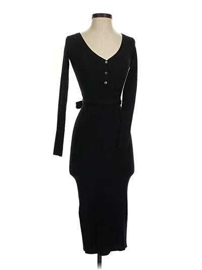 Pre-owned The Group By Babaton Wool Dress In Black