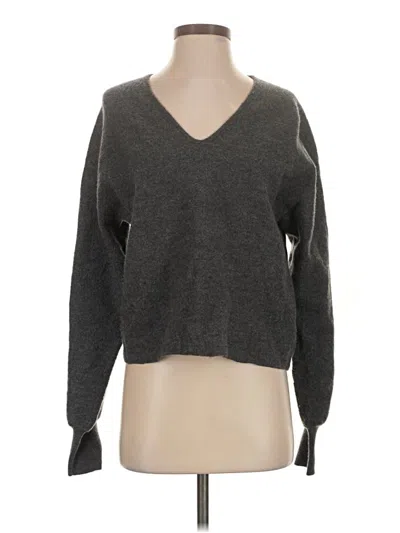 Pre-owned The Group By Babaton Wool Pullover Sweater In Gray