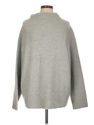 Pre-owned The Group By Babaton Wool Pullover Sweater In Gray
