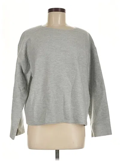 Pre-owned The Group By Babaton Wool Pullover Sweater In Gray