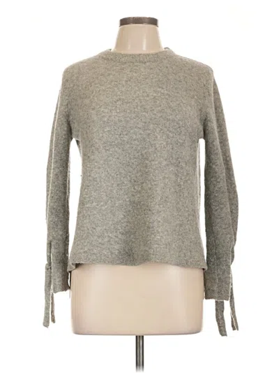 Pre-owned The Group By Babaton Wool Pullover Sweater In Gray