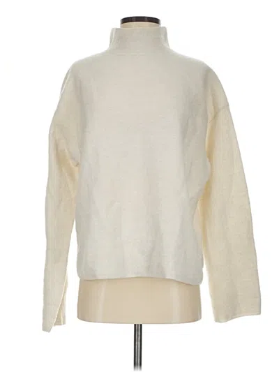 Pre-owned The Group By Babaton Wool Pullover Sweater In Ivory