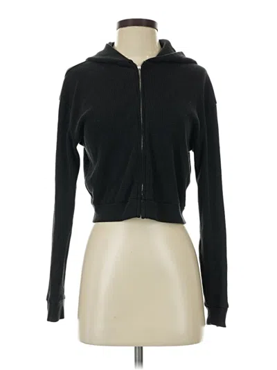 Pre-owned The Group By Babaton Zip Up Hoodie In Black