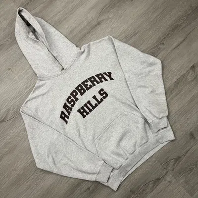 Pre-owned The Gv Gallery Gv Gallery Raspberry Hills Og Logo Hoodie In Gray