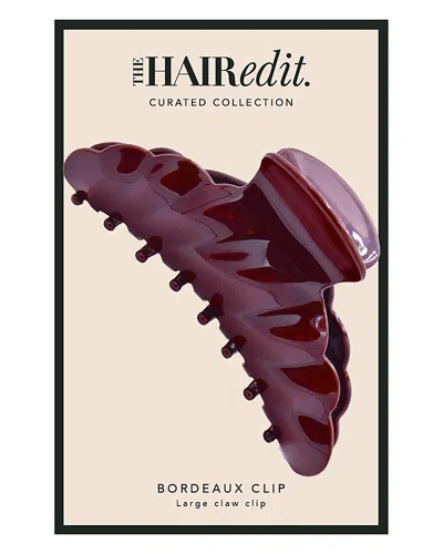 The Hair Edit Bordeaux Claw Clip In Multi