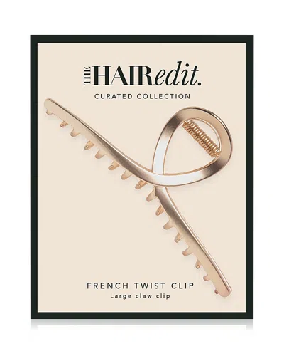 The Hair Edit French Twist Large Claw Clip In Neutral