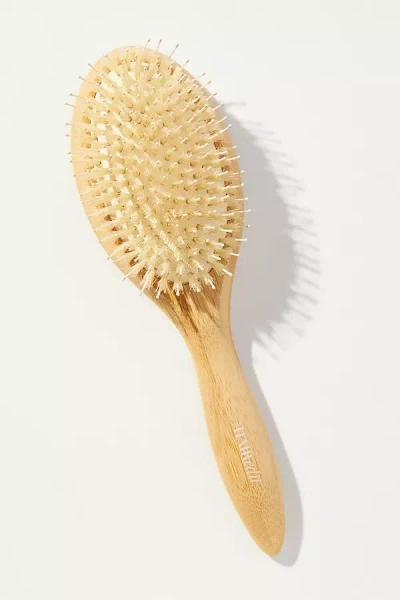 The Hair Edit Gloss Guru Finish & Shine Boar Bristle Brush In White