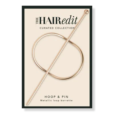 The Hair Edit Gold Hoop & Pin Barrette