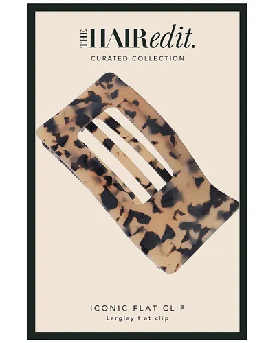 The Hair Edit Iconic Flat Lay Clip In Brown