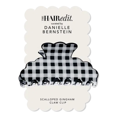 The Hair Edit Scalloped Gingham Claw Clip
