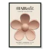 The Hair Edit Secret Garden Flower Claw Clip - Champagne In Gold
