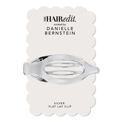 The Hair Edit Silver Flat Lay Claw Clip