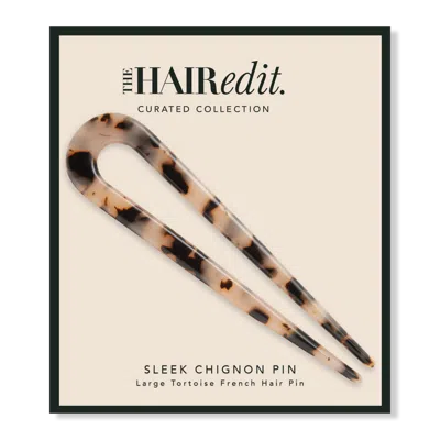 The Hair Edit Sleek Chignon Pin - Tortoise In Brown