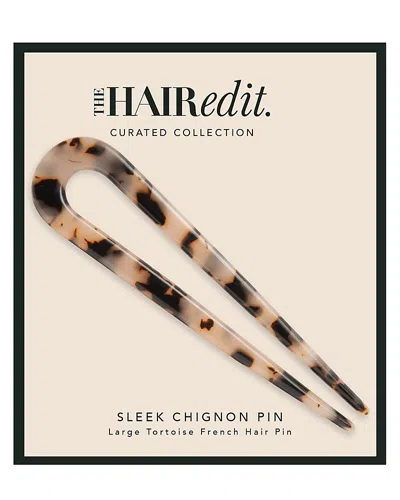 The Hair Edit Sleek Chignon Pin In Brown