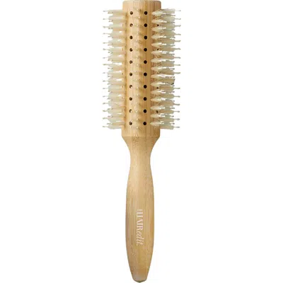 The Hair Edit Sleek Goddess Boar Bristle Bamboo Round Brush In Transparent