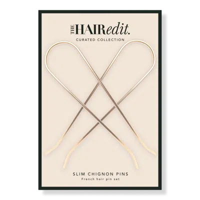The Hair Edit Slim Chignon French Hair Pins