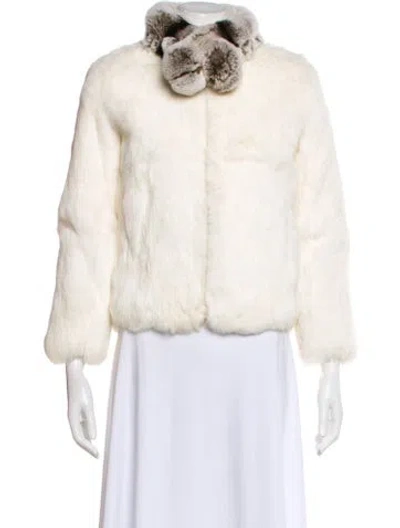 Pre-owned The Halle Bros. Co Fur Fur Coat In Neutral