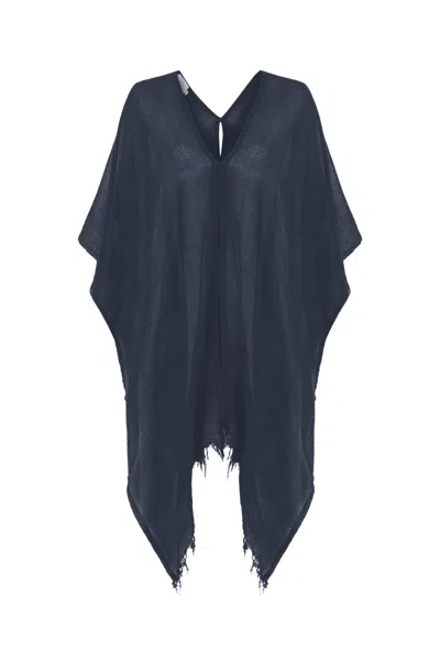 The Handloom Women's Blue Ava Kimono - Navy