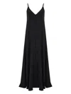The Handloom Women's Lucid Flow Maxi Dress - Black In Black