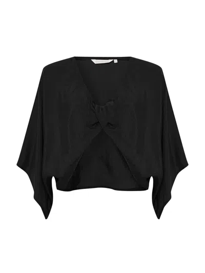 The Handloom Women's Lucid Knot Top - Black