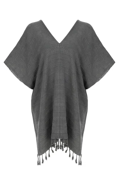 The Handloom Women's Nomad Kimono - Vintage Black