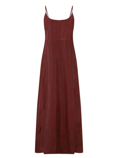 The Handloom Women's Red Lucid Midnight Maxi Dress - Burgundy