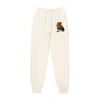The Happy Camp3r Brew Bear Sweatpants In White In White