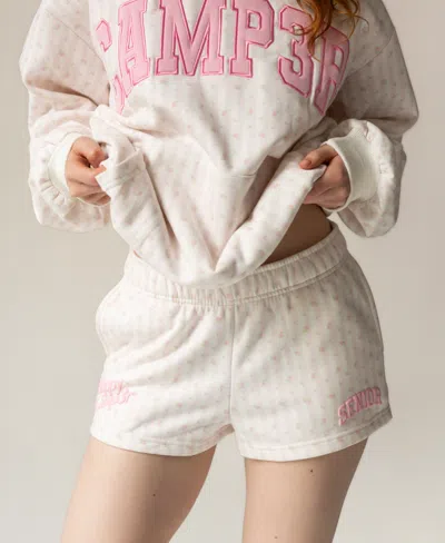 The Happy Camp3r Juniors' Senior Ellie Shorts In White