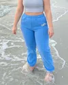 The Happy Camp3r Puff Series Sweatpants In Sky Blue