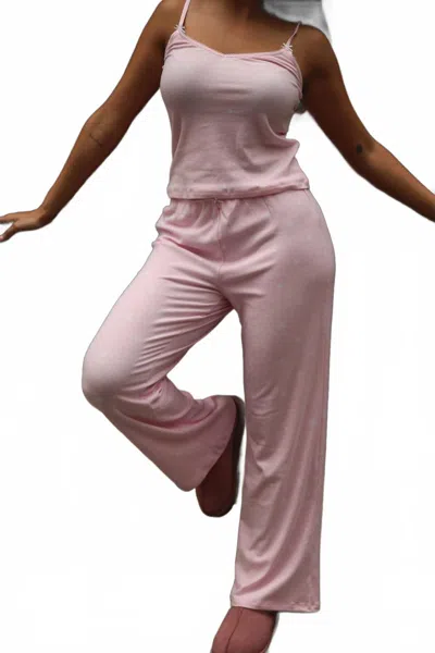 The Happy Camp3r Snow Angel Olivia Tank In Pink