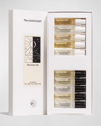 The Harmonist Yin Yang Parfum Discovery Set, 10 X 0.05 Oz. In White
