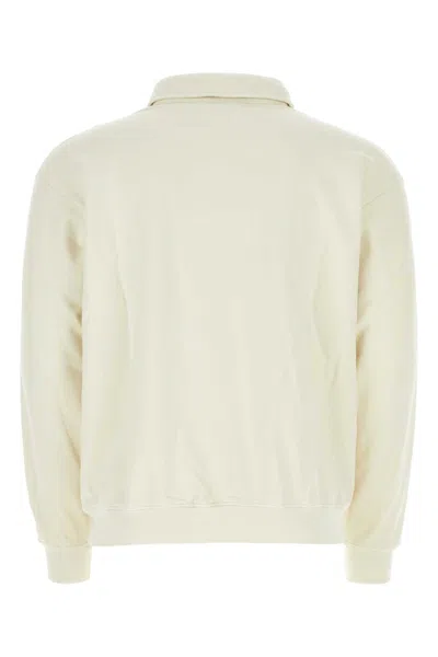 The Harmony Ivory Cotton Polo Shirt In 046