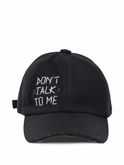 The Hat Gang Embroidered Baseball Cap In Black