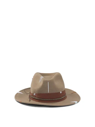 THE HAT GANG THE HAT GANG HAT WITH EMBROIDERED MOTIFS