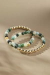 The Healer’s Collection N 6 Happiness / Ease Bracelets, Set Of 2 In Gold