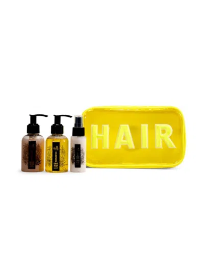 The Hemp Philosophy Women's 3-piece Cbd Hair Kit Set In Neon Yellow